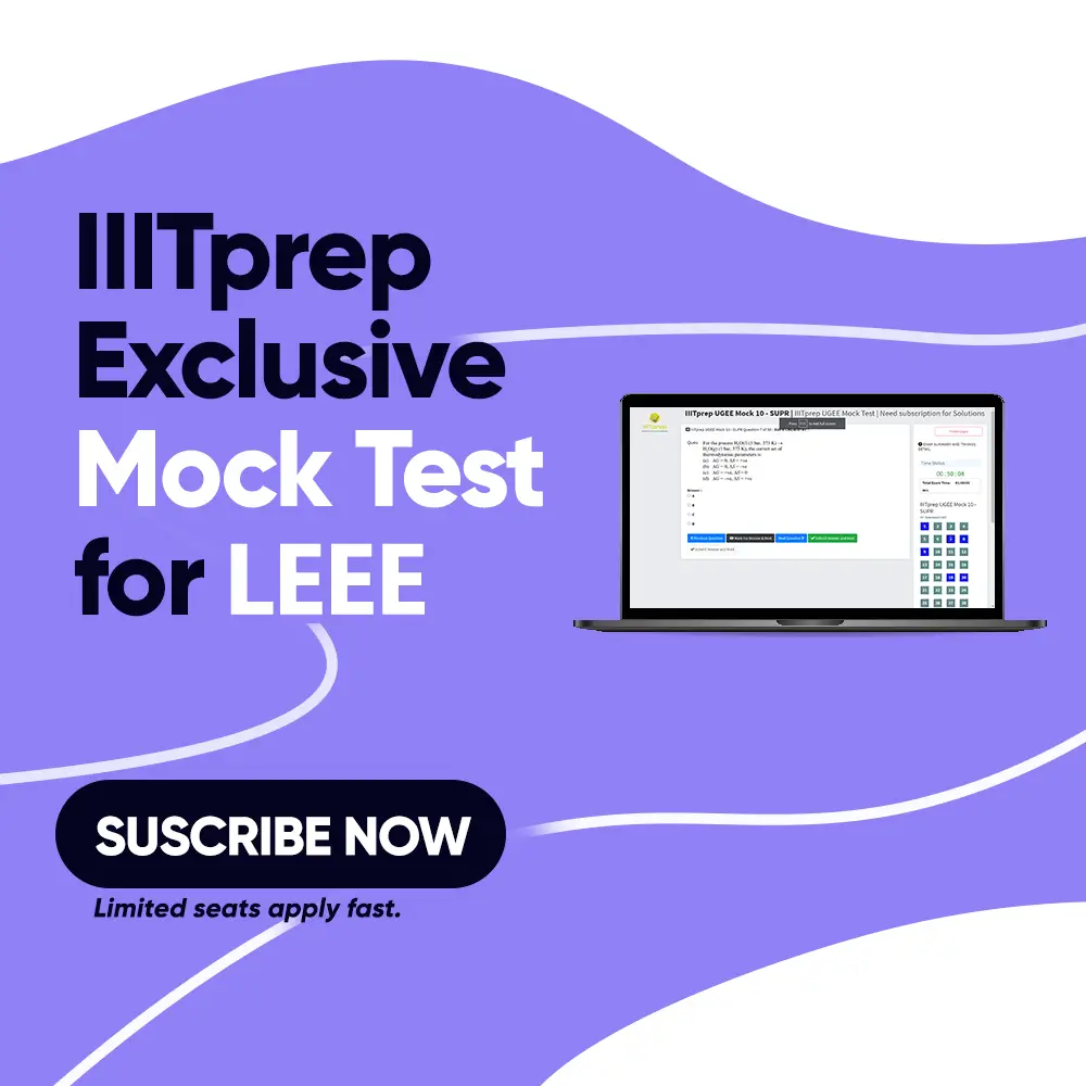 LEEE Mock - IIITprep IIIT Hyderabad